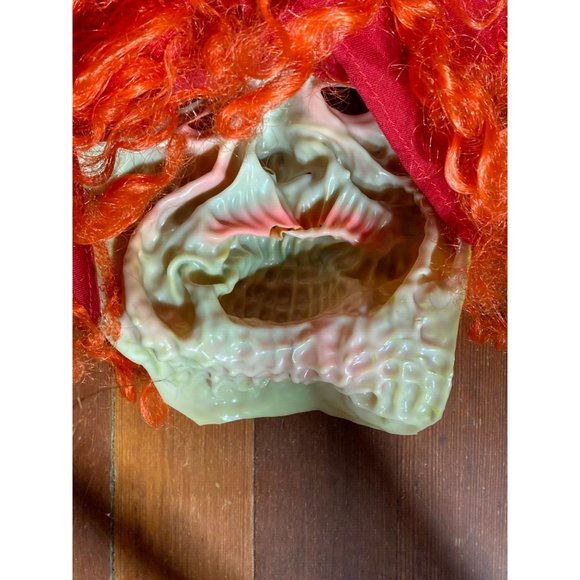 Vintage Fun World Green Scary Monster Halloween  Rubber Mask 9204 - Picture 4 of 5